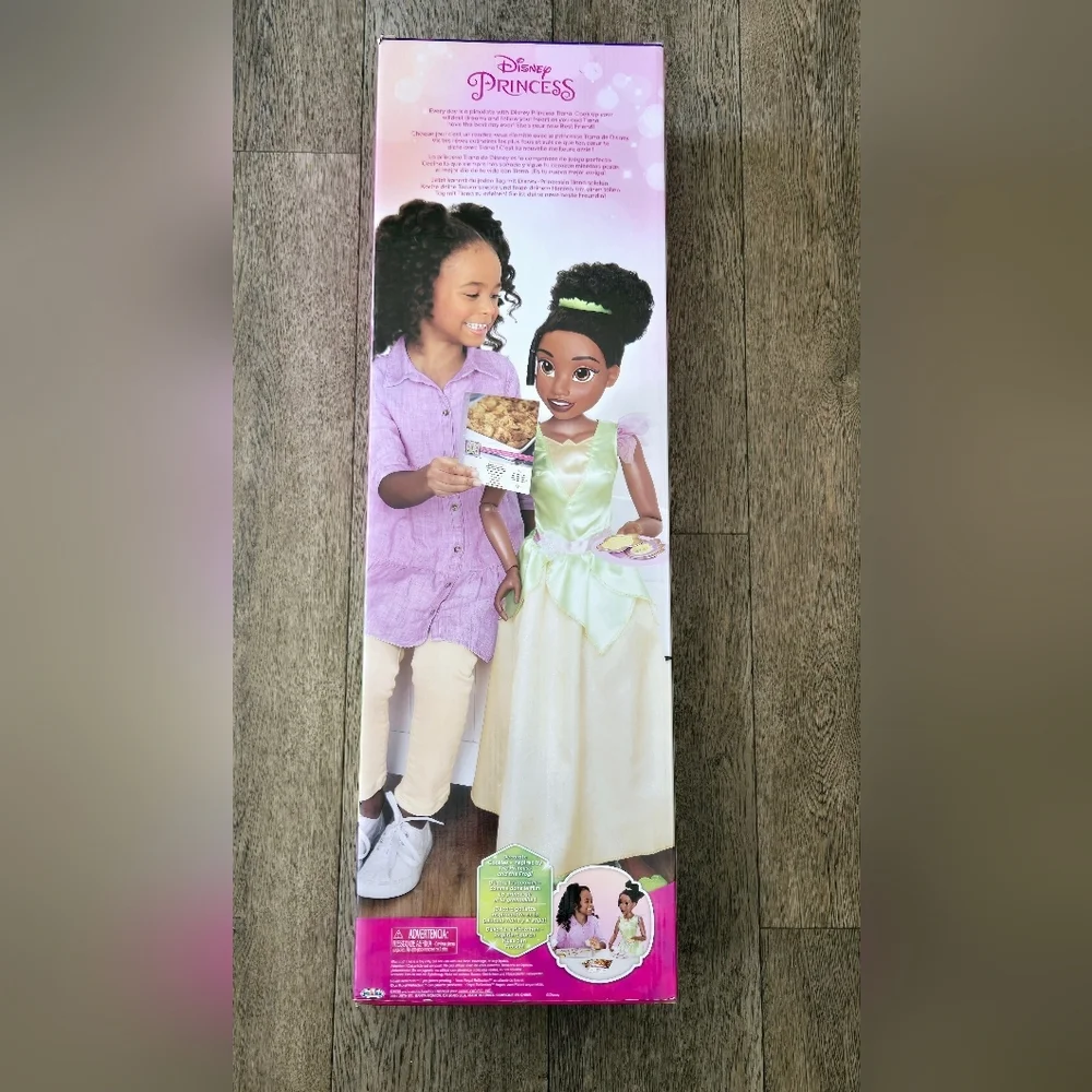 Disney Princess Playdate Tiana Doll 32” Tall & Poseable with Baking Accessories - Picture 5 of 12